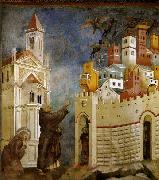 GIOTTO di Bondone Exorcism of the Demons at Arezzo oil painting artist